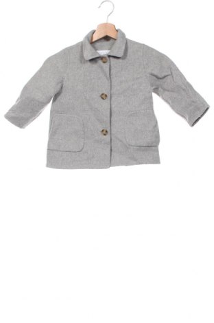 Детско палто Zara, Размер 18-24m/ 86-98 см, Цвят Сив, Цена 29,64 лв.
