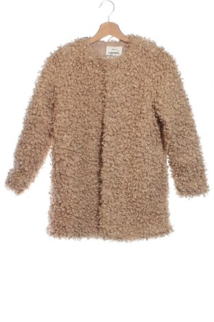 Детско палто Zara Kids, Размер 8-9y/ 134-140 см, Цвят Бежов, Цена 21,00 лв.
