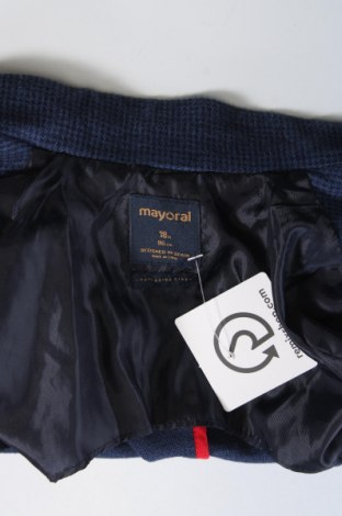 Παιδικό σακάκι Mayoral, Μέγεθος 12-18m/ 80-86 εκ., Χρώμα Μπλέ, Τιμή 6,97 €
