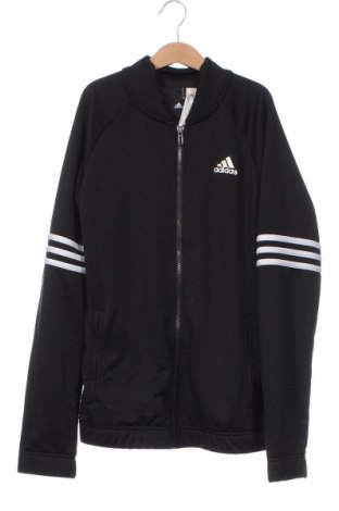 Детско спортно горнище Adidas, Размер 12-13y/ 158-164 см, Цвят Черен, Цена 46,00 лв.