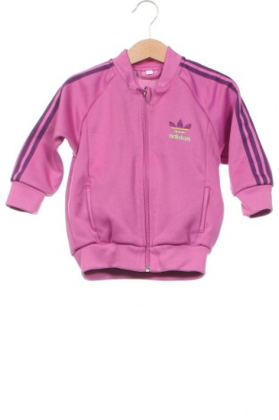 Детско спортно горнище Adidas, Размер 18-24m/ 86-98 см, Цвят Розов, Цена 21,60 лв.