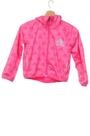 Детско яке Adidas, Размер 6-7y/ 122-128 см, Цвят Розов, Цена 33,60 лв.