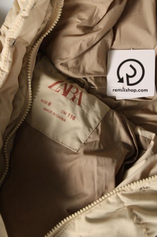 Παιδικό μπουφάν Zara, Μέγεθος 5-6y/ 116-122 εκ., Χρώμα  Μπέζ, Τιμή 30,59 €