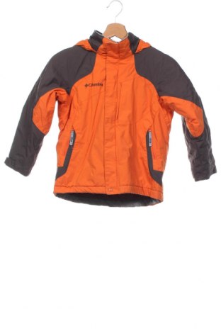 Kinderjacke für Wintersport Columbia, Größe 6-7y/ 122-128 cm, Farbe Orange, Preis € 20,21