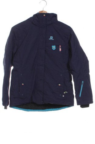 Dětská bunda pro zimní sporty  Salomon, Velikost 11-12y/ 152-158 cm, Barva Modrá, Cena  894,00 Kč