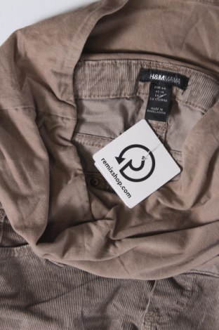 Pantaloni raiați pentru gravide H&M Mama, Mărime XL, Culoare Bej, Preț 24,80 Lei