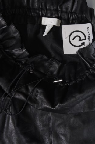 Δερμάτινη φούστα H&M, Μέγεθος XS, Χρώμα Μαύρο, Τιμή 2,12 €