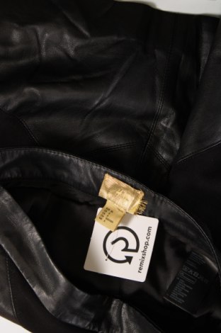 Кожена пола H&M, Размер S, Цвят Черен, Цена 8,80 лв.