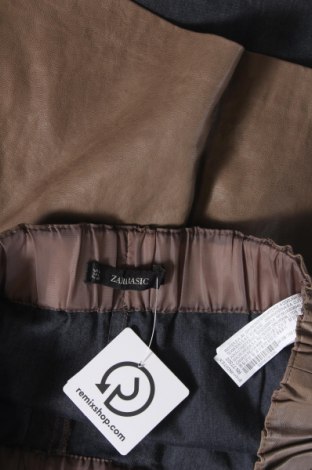 Lederrock Zara, Größe L, Farbe Braun, Preis 4,61 €