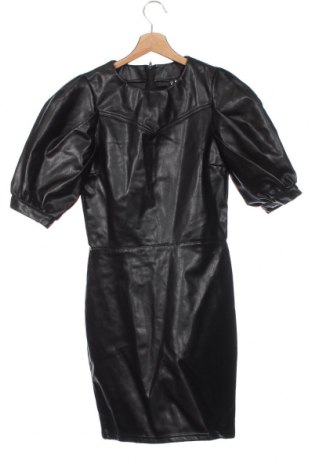 Δερμάτινο φόρεμα H&M Divided, Μέγεθος XS, Χρώμα Μαύρο, Τιμή 8,90 €