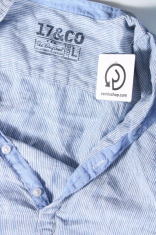 Ανδρική μπλούζα 17 & Co., Μέγεθος L, Χρώμα Πολύχρωμο, Τιμή 11,75 €