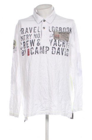 Herren Shirt Camp David, Größe 3XL, Farbe Weiß, Preis 26,72 €