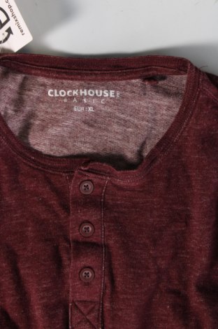 Мъжка блуза Clockhouse, Размер XL, Цвят Червен, Цена 19,00 лв.