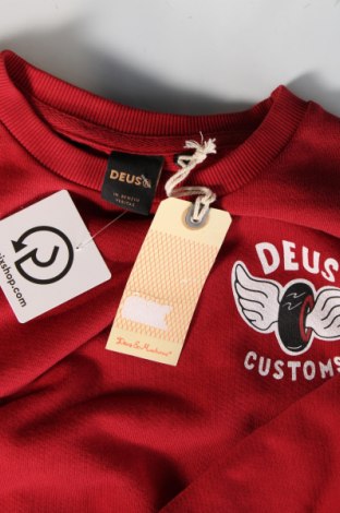 Мъжка блуза Deus Ex Machina, Размер M, Цвят Червен, Цена 108,00 лв.