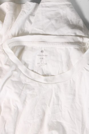 Ανδρική μπλούζα H&M, Μέγεθος L, Χρώμα Λευκό, Τιμή 4,70 €