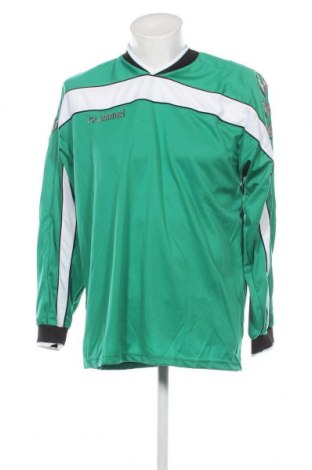Ανδρική μπλούζα Hummel, Μέγεθος L, Χρώμα Πράσινο, Τιμή 15,87 €