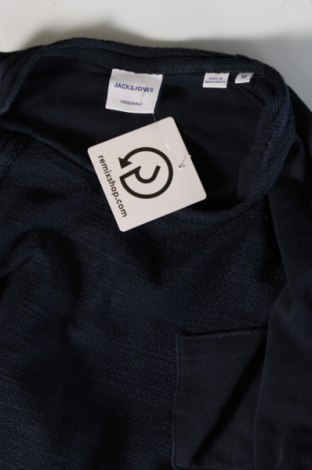 Ανδρική μπλούζα Originals By Jack & Jones, Μέγεθος M, Χρώμα Μπλέ, Τιμή 3,46 €