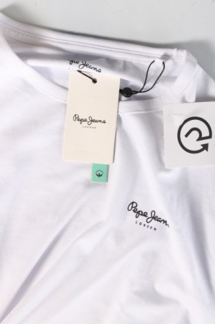Herren Shirt Pepe Jeans, Größe L, Farbe Weiß, Preis 38,97 €