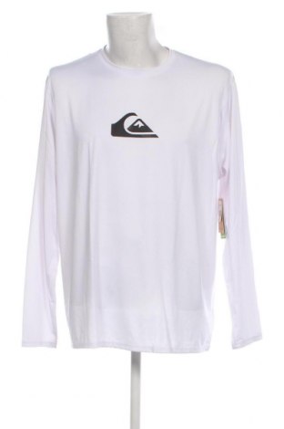 Ανδρική μπλούζα Quiksilver, Μέγεθος XXL, Χρώμα Λευκό, Τιμή 19,18 €