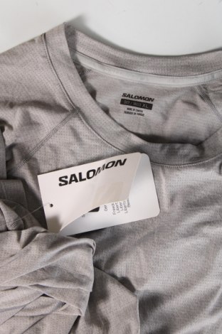 Ανδρική μπλούζα Salomon, Μέγεθος XL, Χρώμα Γκρί, Τιμή 52,58 €
