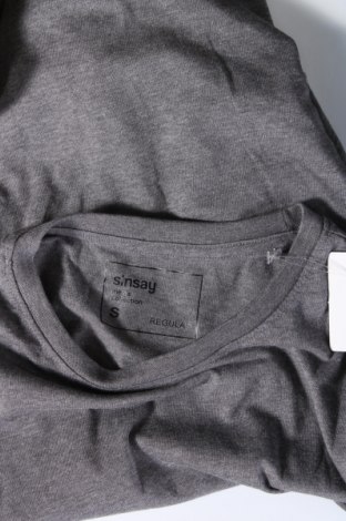 Pánske tričko  Sinsay, Veľkosť S, Farba Sivá, Cena  4,96 €