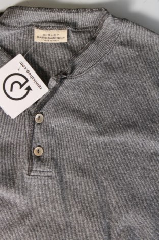 Ανδρική μπλούζα Sisley, Μέγεθος XL, Χρώμα Γκρί, Τιμή 28,80 €