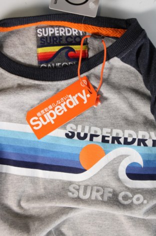 Herren Shirt Superdry, Größe M, Farbe Grau, Preis 23,45 €