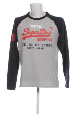 Ανδρική μπλούζα Superdry, Μέγεθος XXL, Χρώμα Γκρί, Τιμή 30,67 €