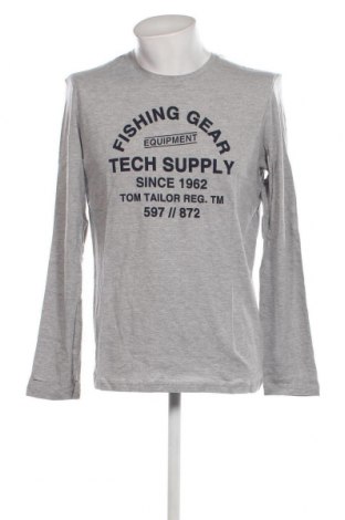Ανδρική μπλούζα Tom Tailor, Μέγεθος M, Χρώμα Γκρί, Τιμή 11,19 €