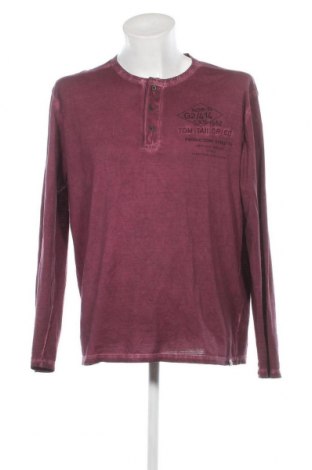 Ανδρική μπλούζα Tom Tailor, Μέγεθος XL, Χρώμα Κόκκινο, Τιμή 10,02 €