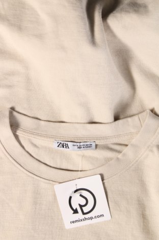 Bluză de bărbați Zara, Mărime M, Culoare Bej, Preț 65,79 Lei