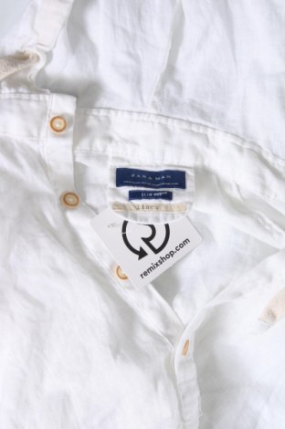 Ανδρική μπλούζα Zara Man, Μέγεθος M, Χρώμα Λευκό, Τιμή 10,23 €