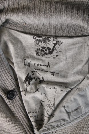 Jachetă tricotată de bărbați, Mărime XXL, Culoare Gri, Preț 42,93 Lei