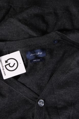 Jachetă tricotată de bărbați Christian Berg, Mărime S, Culoare Gri, Preț 31,58 Lei