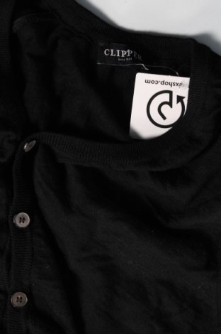 Jachetă tricotată de bărbați Clipper, Mărime L, Culoare Negru, Preț 31,48 Lei