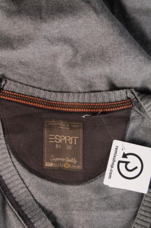 Jachetă tricotată de bărbați Esprit, Mărime L, Culoare Gri, Preț 55,26 Lei
