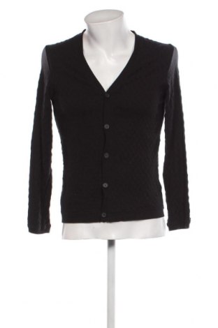 Jachetă tricotată de bărbați H&M, Mărime S, Culoare Negru, Preț 20,99 Lei