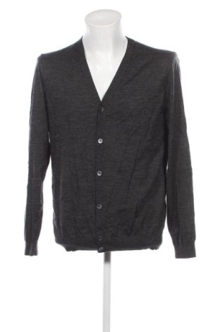 Jachetă tricotată de bărbați Hugo Boss, Mărime XL, Culoare Gri, Preț 450,66 Lei
