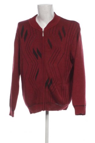 Jachetă tricotată de bărbați J.witt, Mărime XL, Culoare Roșu, Preț 27,37 Lei
