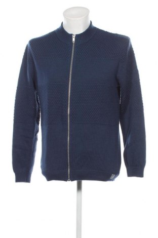 Jachetă tricotată de bărbați Matinique, Mărime XL, Culoare Albastru, Preț 157,04 Lei
