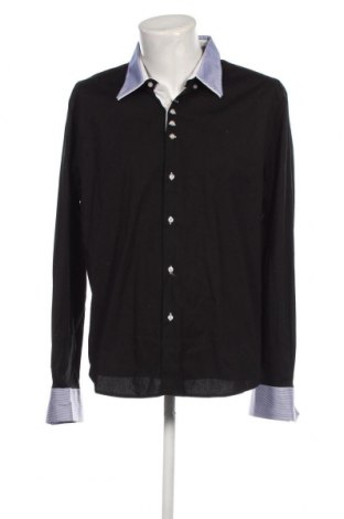 Ανδρικό πουκάμισο, Μέγεθος XL, Χρώμα Μαύρο, Τιμή 5,74 €