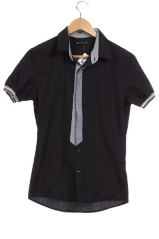 Ανδρικό πουκάμισο, Μέγεθος S, Χρώμα Μαύρο, Τιμή 14,83 €