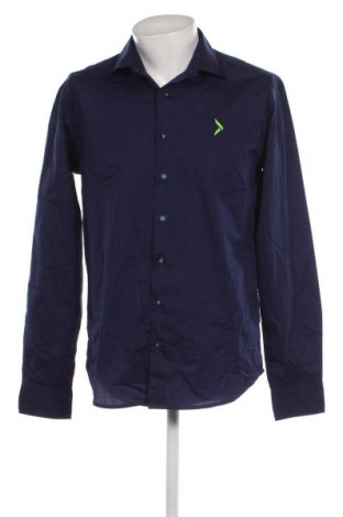 Ανδρικό πουκάμισο, Μέγεθος L, Χρώμα Μπλέ, Τιμή 4,66 €