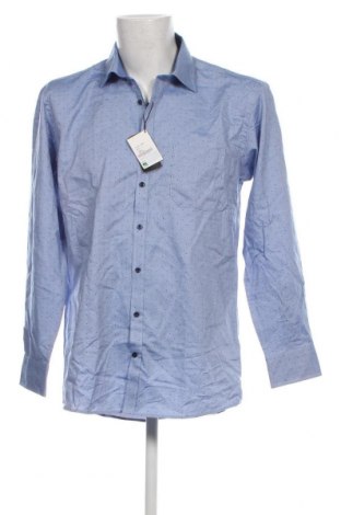 Ανδρικό πουκάμισο, Μέγεθος L, Χρώμα Μπλέ, Τιμή 17,07 €