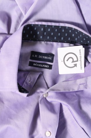 Ανδρικό πουκάμισο A.W.Dunmore, Μέγεθος M, Χρώμα Βιολετί, Τιμή 17,94 €