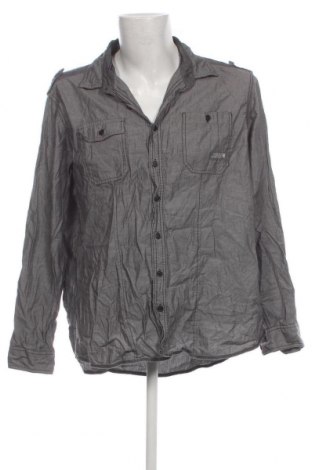Ανδρικό πουκάμισο Angelo Litrico, Μέγεθος XXL, Χρώμα Γκρί, Τιμή 5,38 €