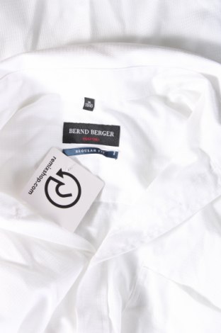 Ανδρικό πουκάμισο Bernd Berger, Μέγεθος M, Χρώμα Λευκό, Τιμή 17,94 €