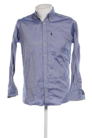 Ανδρικό πουκάμισο Bison, Μέγεθος M, Χρώμα Μπλέ, Τιμή 21,03 €