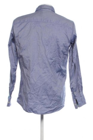 Ανδρικό πουκάμισο Bison, Μέγεθος M, Χρώμα Μπλέ, Τιμή 4,21 €