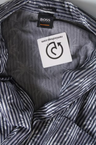 Herrenhemd Boss Orange, Größe M, Farbe Blau, Preis 20,97 €